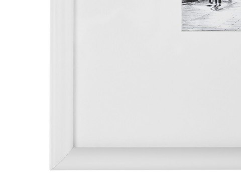 Galeria ścienna krajobrazy 8 ramek biała GARANGO