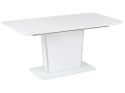 Stół do jadalni rozkładany 160/200 x 90 cm biały SUNDS
