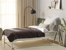 Narzuta na łóżko tłoczona 160 x 220 cm brązowa RAYEN