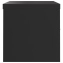VidaXL Szafka na dokumenty, czarna, 90x40x40 cm, stalowa