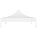 VidaXL Dach do namiotu imprezowego, 2 x 2 m, biały, 270 g/m²