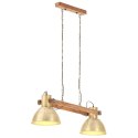 Industrialna lampa wisząca, 25 W, mosiężna, 109 cm, E27 Lumarko!