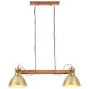 Industrialna lampa wisząca, 25 W, mosiężna, 109 cm, E27 Lumarko!