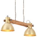 Industrialna lampa wisząca, 25 W, mosiężna, 109 cm, E27 Lumarko!