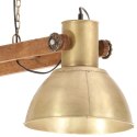 Industrialna lampa wisząca, 25 W, mosiężna, 109 cm, E27 Lumarko!