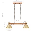 Industrialna lampa wisząca, 25 W, mosiężna, 109 cm, E27 Lumarko!
