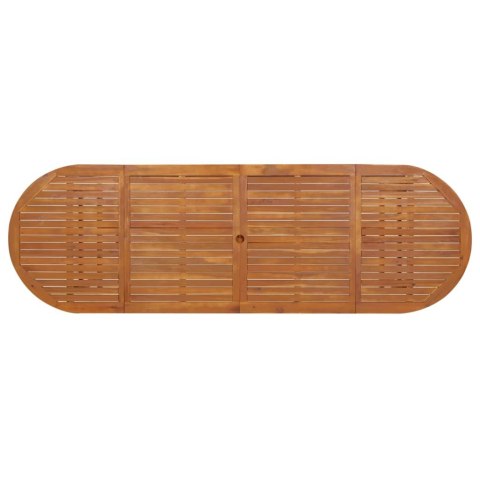 VidaXL Ogrodowy stół jadalniany, 280x90x75 cm, lite drewno akacjowe