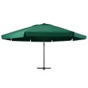 Parasol ogrodowy na słupku aluminiowym, 600 cm, zielony Lumarko!