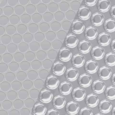 VidaXL Prostokątna pokrywa na basen, 1000 x 600 cm, PE, srebrna