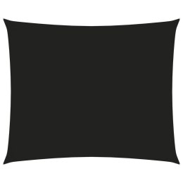 VidaXL Prostokątny żagiel ogrodowy, tkanina Oxford, 2,5x3,5 m, czarny