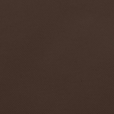 VidaXL Prostokątny żagiel ogrodowy z tkaniny Oxford, 6x7 m, brązowy