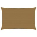 VidaXL Żagiel przeciwsłoneczny, 160 g/m², taupe, 2x4 m, HDPE