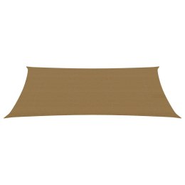 VidaXL Żagiel przeciwsłoneczny, 160 g/m², taupe, 2x4 m, HDPE