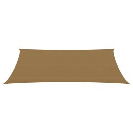 Żagiel przeciwsłoneczny, 160 g/m², kolor taupe, 2x5 m, HDPE Lumarko!