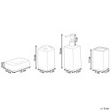 4-częściowy zestaw akcesoriów łazienkowych ceramiczny wielokolorowy CODAZZI