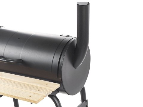 Grill węglowy z wędzarnią czarny SATAH