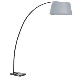 Lampa podłogowa metalowa szara BENUE