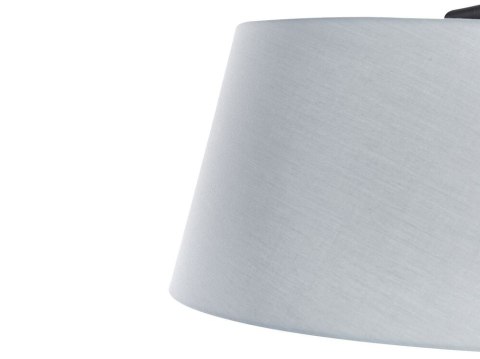 Lampa podłogowa metalowa szara BENUE