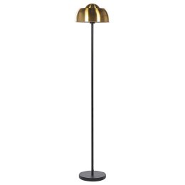 Lampa podłogowa metalowa złota z czarnym SENETTE