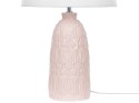 Lampa stołowa ceramiczna różowa ZARIMA