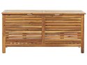 Skrzynia ogrodowa 130 x 64 cm jasne drewno RIVIERA