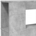 VidaXL Wezgłowie łóżka z LED, szarość betonu, 140x18,5x103,5 cm