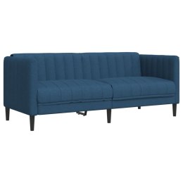 Sofa dwuosobowa, niebieska, tkanina Lumarko!