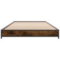 Rama łóżka, przydymiony dąb, 90x190 cm, materiał drewnopochodny Lumarko!