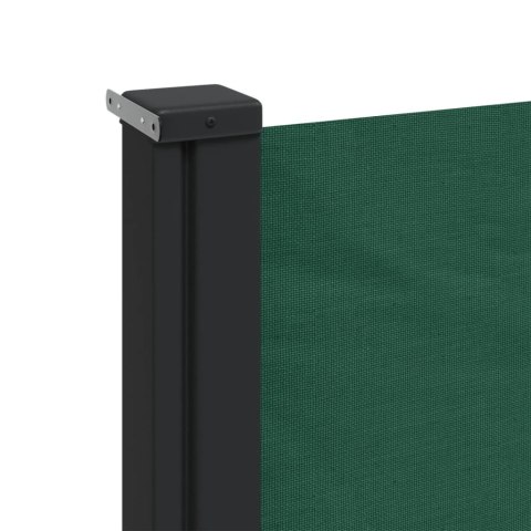 Zwijana markiza boczna, ciemnozielona, 200x600 cm