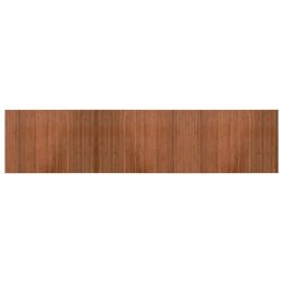 VidaXL Dywan prostokątny, brązowy, 70x300 cm, bambusowy