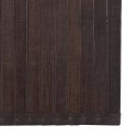 VidaXL Dywan prostokątny, ciemnobrązowy, 100x300 cm, bambusowy