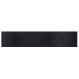 VidaXL Dywan prostokątny, czarny, 100x1000 cm, bambusowy