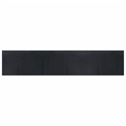 VidaXL Dywan prostokątny, czarny, 60x300 cm, bambusowy