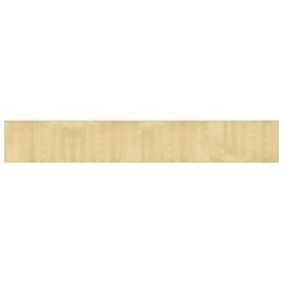 VidaXL Dywan prostokątny, jasny naturalny, 60x400 cm, bambusowy