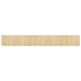 VidaXL Dywan prostokątny, jasny naturalny, 70x500 cm, bambusowy
