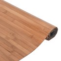 VidaXL Dywan prostokątny, naturalny, 60x400 cm, bambusowy