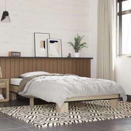 VidaXL Rama łóżka, dąb sonoma, 90x200 cm, materiał drewnopochodny