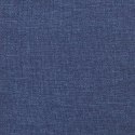 VidaXL Rama łóżka, niebieska, 120x190 cm, obita tkaniną