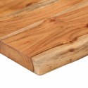 Blat do stołu, 140x40x2,5cm, drewno akacjowe, naturalna krawędź Lumarko!