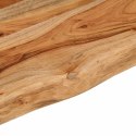 Blat do stołu, 140x40x2,5cm, drewno akacjowe, naturalna krawędź Lumarko!