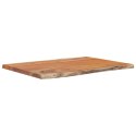 Blat do stołu, 80x60x2,5 cm, drewno akacjowe, naturalna krawędź Lumarko!