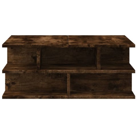 Stolik kawowy, przydymiony dąb, 70x70x29 cm Lumarko!