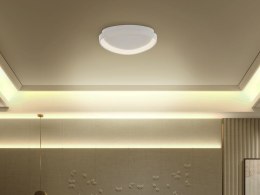 Lampa sufitowa LED metalowa biała NANDING