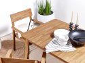 Zestaw ogrodowy drewno akacjowe stół i 6 krzeseł FORNELLI Lumarko!