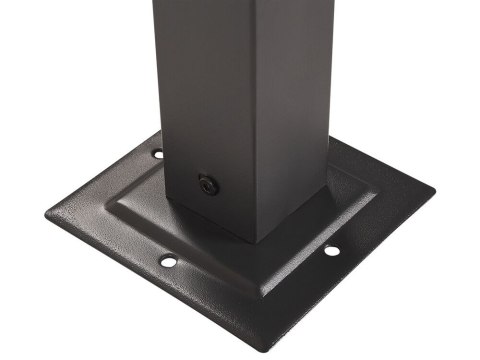 Pawilon ogrodowy LED 310 x 310 cm ciemnoszary PARGA