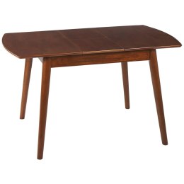 Stół do jadalni rozkładany 100/130 x 80 cm ciemne drewno TOMS