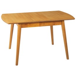 Stół do jadalni rozkładany 100/130 x 80 cm jasne drewno TOMS