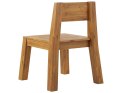 Zestaw 4 krzeseł ogrodowych drewno akacjowe LIVORNO Lumarko!