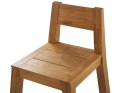 Zestaw 4 krzeseł ogrodowych drewno akacjowe LIVORNO