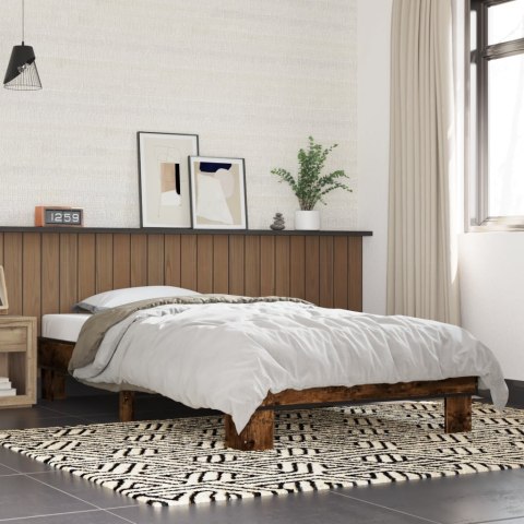 Rama łóżka, przydymiony dąb, 90x190 cm, materiał drewnopochodny Lumarko!